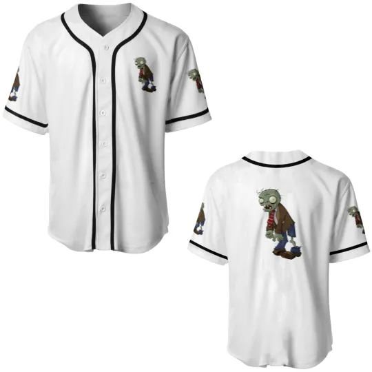 Discover Regular Zombie from Plants vs Zombies Baseball Jerseys