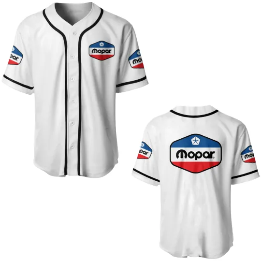 Discover Retro Muscle Power Badge Baseball Jerseys