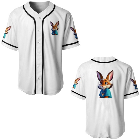 Discover Eeveeish Anthro Girl In Blue Tee Baseball Jerseys