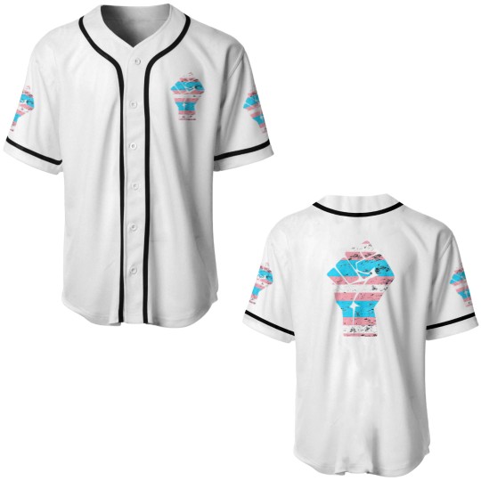 Discover Resist Fist Transgender Flag Trans Pride T Baseball Jerseys