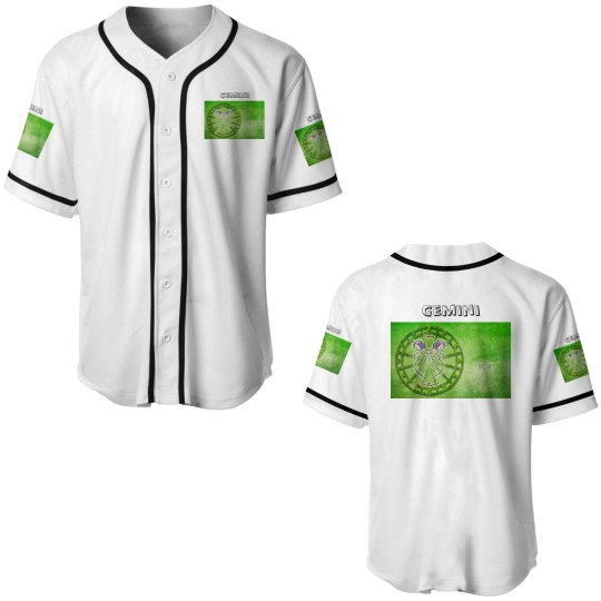 Discover Gemini Zodiac Astrology design Baseball Jerseys