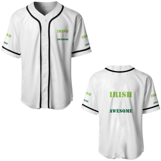 Discover Half Irish All Awesome Baseball Jerseys