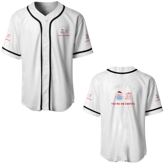 Discover FUNNY SANTA's NAUGHTY LIST CHRISTMAS 2020 FUN FAMI Baseball Jerseys