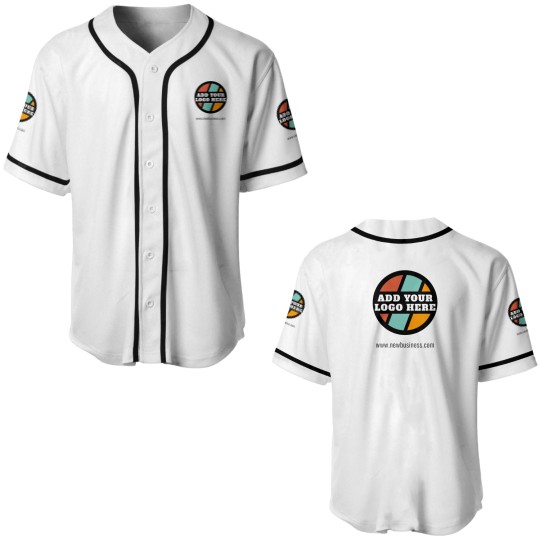 Discover Add Your Business Logo Website Company Employee Polo Baseball Jerseys