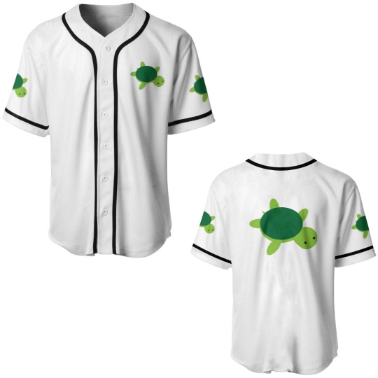 Discover Cute Green Turtle Baseball Jerseys
