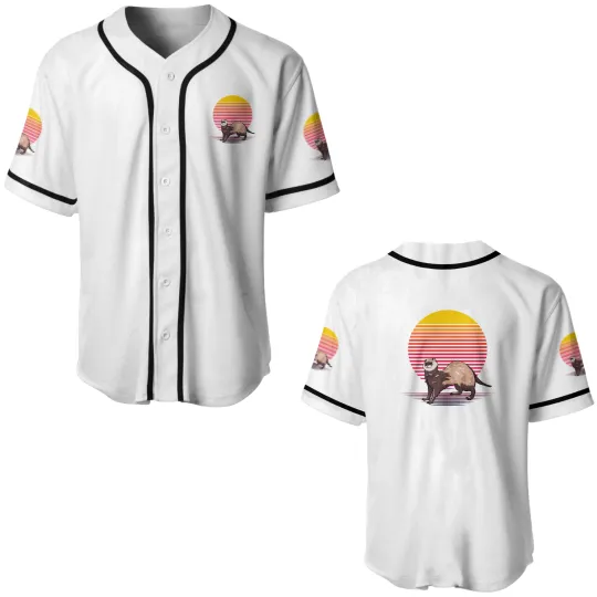 Discover Ferret Vapor Baseball Jerseys