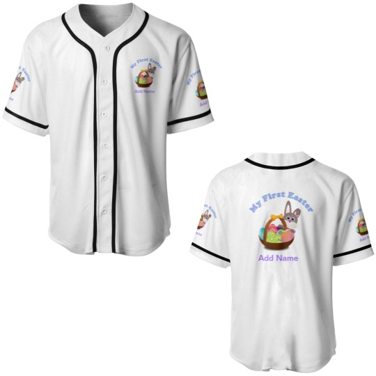 Discover My First Easter  for Baby Easter Gift Baseball Jerseys