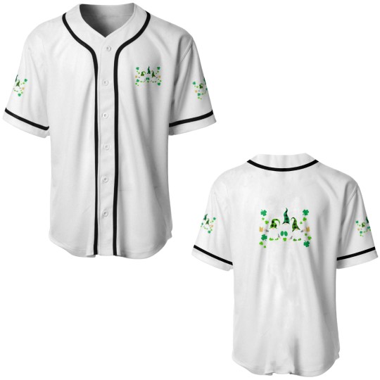 Discover Chillin With My Gigi St Patricks Day Gnomes Garden Baseball Jerseys