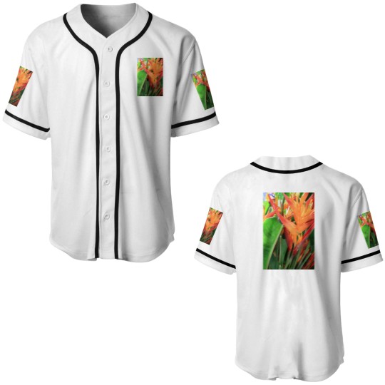 Discover Brilliant Tropical Heliconia Florals Baseball Jerseys