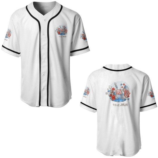 Discover Happy 4th of July Baseball Jerseys