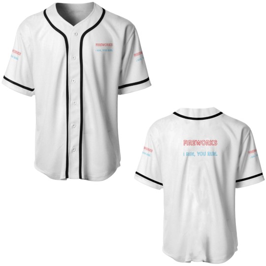 Discover Fireworks Director If I Run You Run 4Th July Baseball Jerseys