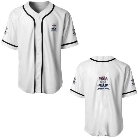 Discover Funny Yoga Nana Way Cooler Baseball Jerseys