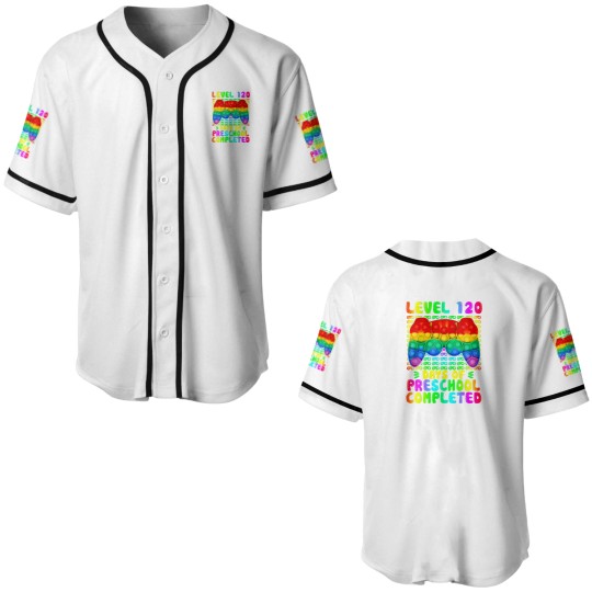 Discover Level 120 Days Of Preschool Completed Video Game P Baseball Jerseys