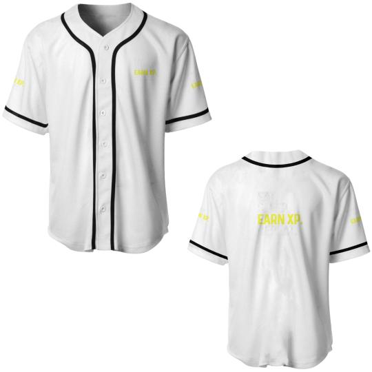 Discover Eat Sleep Earn XP Repeat Funny Gamer Gaming Baseball Jerseys