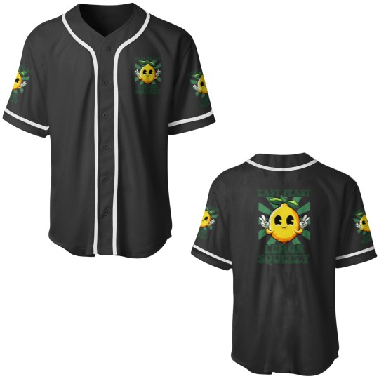 Discover Easy Peasy Lemon Squeezy Lemonade Ceo Funny Lemon Lemonade Baseball Jerseys
