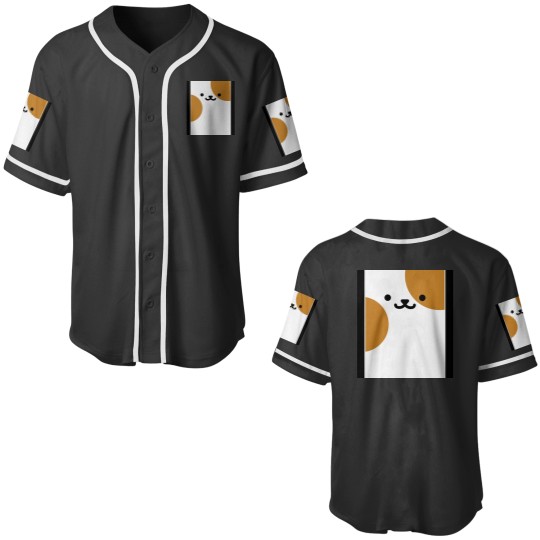Discover Neko Atsume - Patches Graphic Baseball Jerseys
