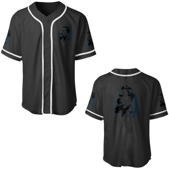Discover Friedrich Nietzsche portrait vector drawing  Classic Baseball Jerseys