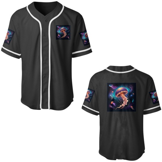 Discover jellyfish watercolor Baseball Jerseys