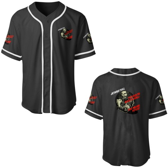 Discover jethro tull black too old to rock n roll 2022 persada Essential Baseball Jerseys