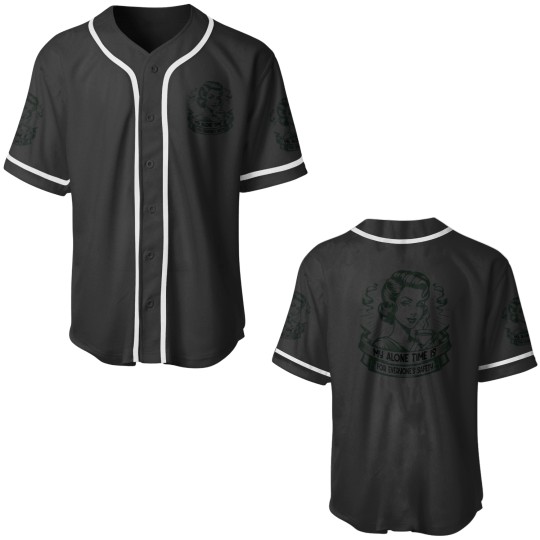 Discover My Alone Time Is For Everyones Safety Introvert Safety Baseball Jerseys