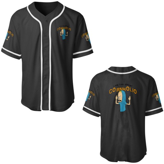Discover Beavis and ButtHead The Great Cornholio Baseball Jerseys