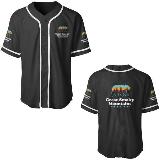 Discover Great Smoky Mountains Bear Great Smoky Mountains Baseball Jerseys