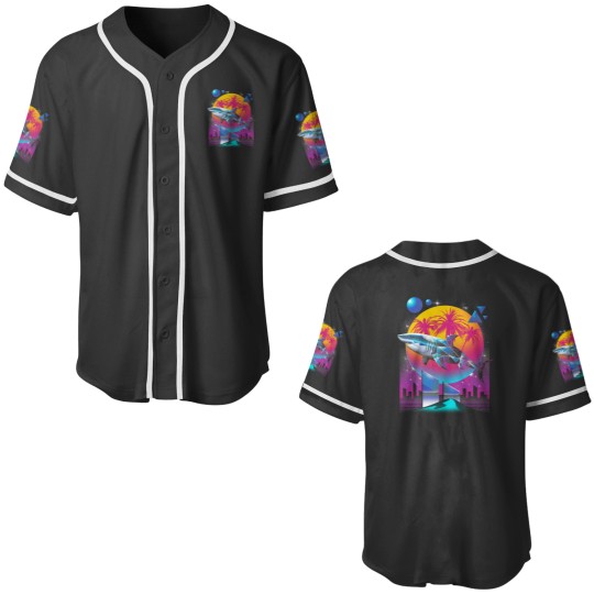 Discover Rad Shark Classic Baseball Jerseys