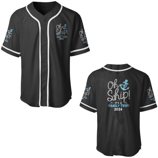 Discover Oh Ship Its a Family Trip 2024 Matching Family Cruise 2024 Baseball Jerseys
