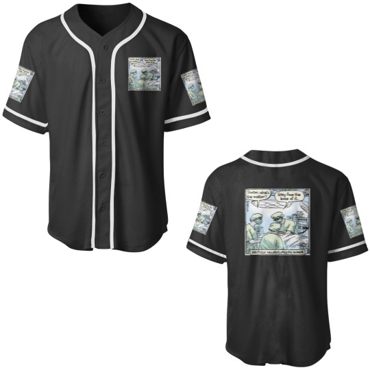Discover Funny Piraro Neurosurgery Comic Baseball Jerseys