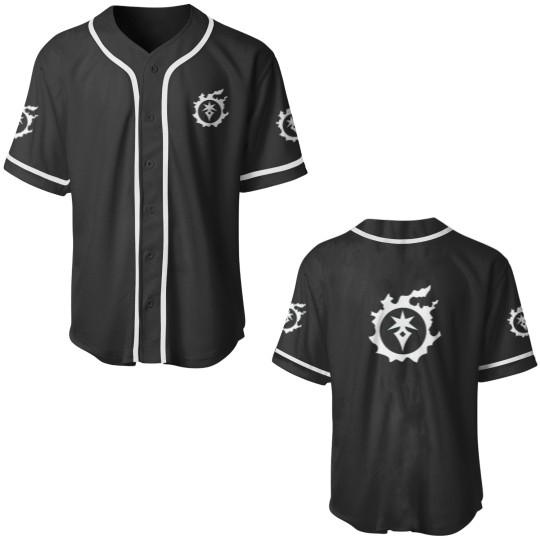 Discover Final Fantasy 14 Dark Knight Job Icon Baseball Jerseys