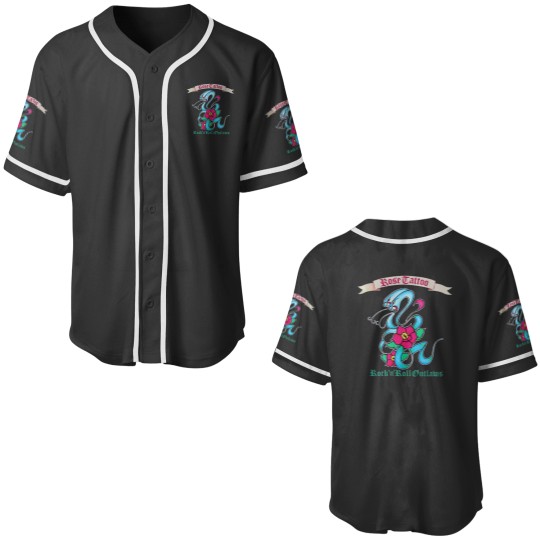 Discover Rose Tattoo Baseball Jerseys