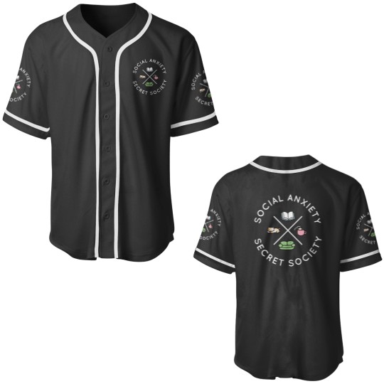 Discover Social anxietys Secret Society Baseball Jerseys