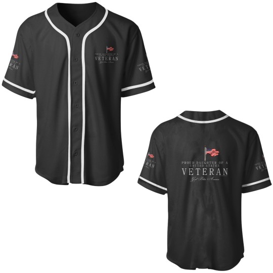 Discover Proud Daughter Of A Us Veteran Baseball Jerseys