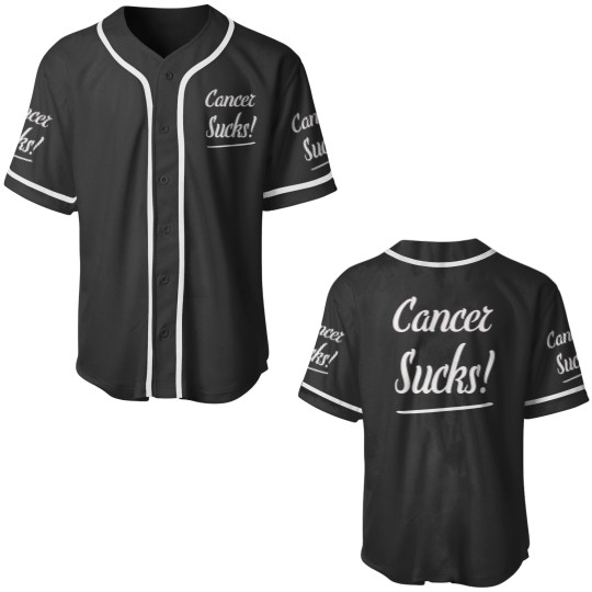 Discover Cancer Sucks! T Fit Cancer T Baseball Jerseys