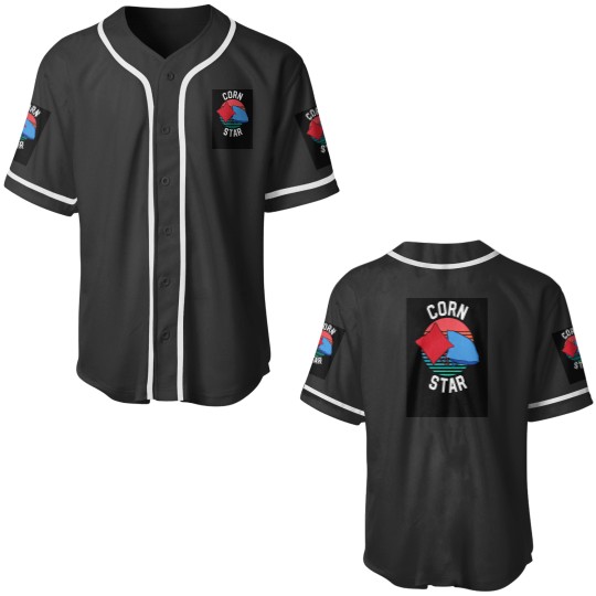 Discover Corn Star Cornhole Shirts Funny BBQ Cornhole Gifts For Men Essential Baseball Jerseys