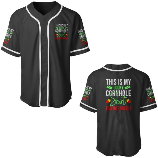 Discover Lucky Cornhole shirt Do NOT Washfunny gift for cornhole players Fitted Scoop Baseball Jerseys