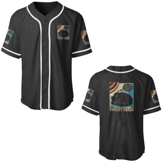 Discover Pavlovs Cat Funny Psychology clr Baseball Jerseys