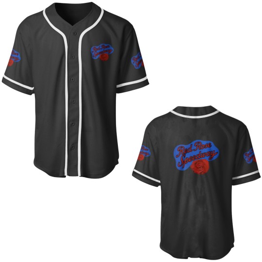 Discover Red Rose Speedway Album Logo Baseball Jerseys