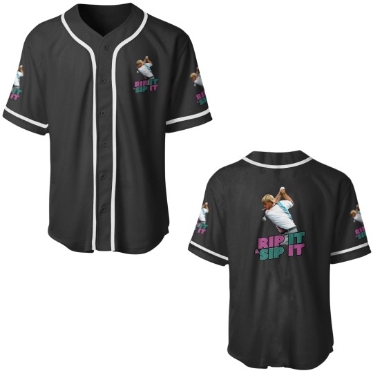 Discover John Daly Rip It Sip It Golf Baseball Jerseys