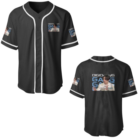 Discover Gang Gang Baseball Jersey - Street Man Fighter Digidigidig Design