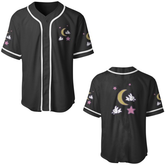Discover Sailor Moon Usagi Stars Bunny Moon Tshirt Baseball Jerseys