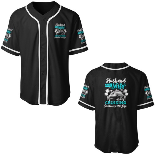 Discover Cruise Cruising Ship Cruising Couple Partners Baseball Jerseys