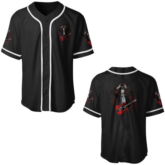 Discover ACDCss Angus Young Rock Band Music Active Baseball Jerseys