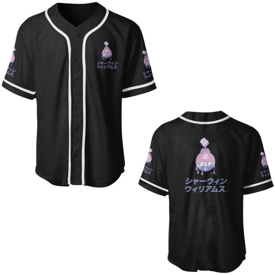 Discover Sherwin Williams Vaporwave Baseball Jerseys