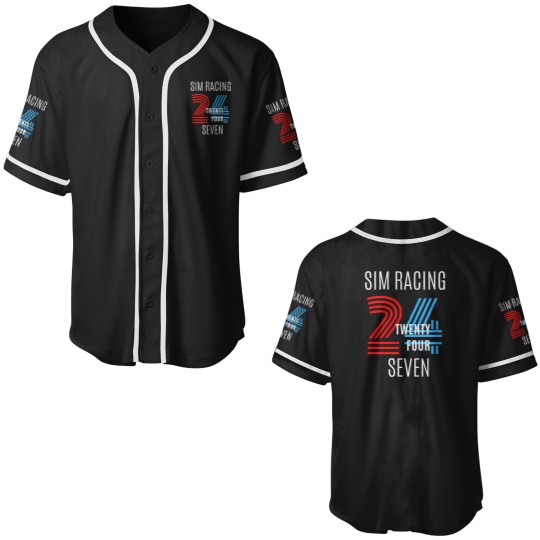 Discover SIM RACING 247 TEE Essential Baseball Jerseys