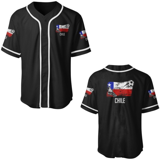 Discover Chile Flag Jersey Chilean Soccer Team Chilean Baseball Jerseys