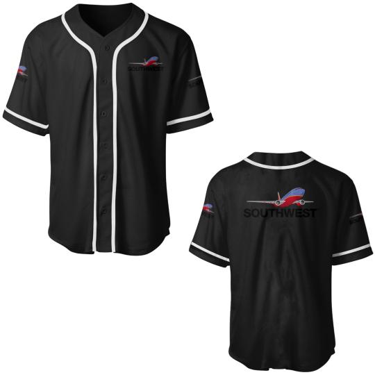 Discover Southwest Airlines Logo Merchandise Baseball Jersey