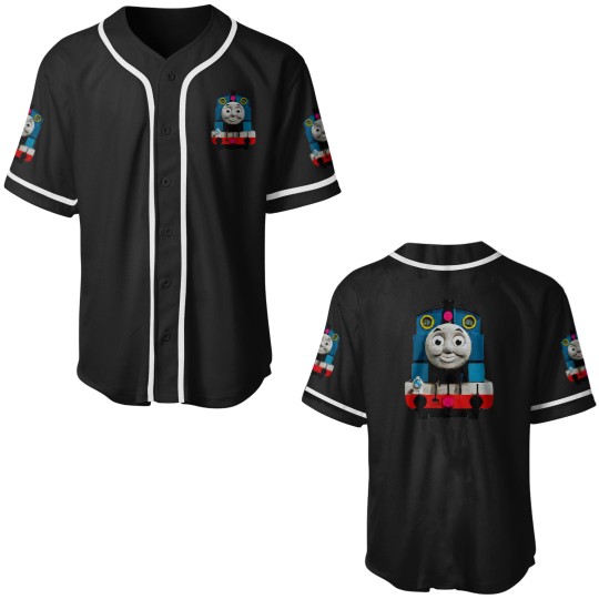Discover Thomas the Tank Engine front view Baseball Jerseys