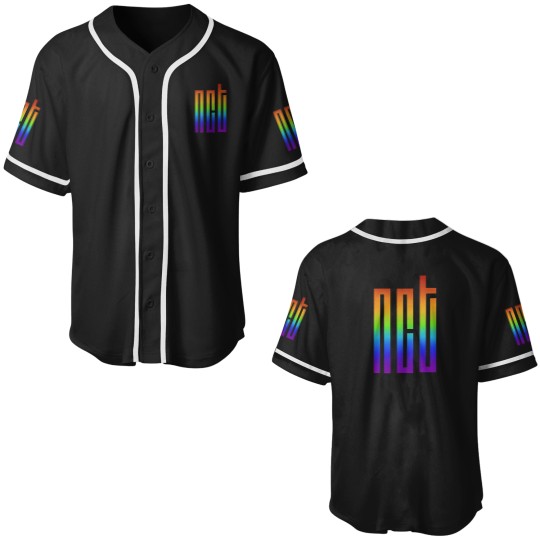 Discover NCT Rainbow Logo Baseball Jerseys