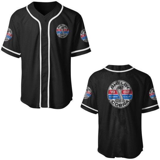 Discover Shelby Cobra Vintagess American Cobra Logo Baseball Jerseys